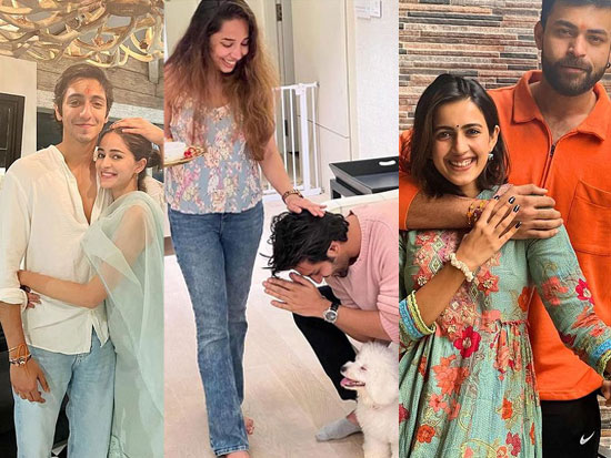 Celebs Celebrating Raksha Bandhan 2022 Photos